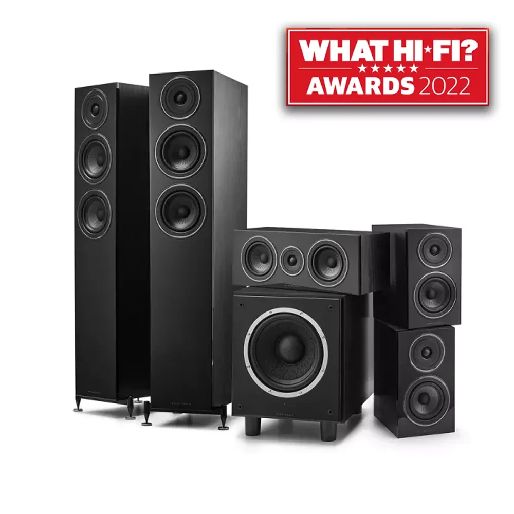 Комплект акустики 5.1 Wharfedale Diamond 12.4 Black Oak