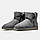 Зимові Жіночі Черевики UGG Mini Bailey Button Grey | сірі з ґудзиком, розміри 36–39, фото 7