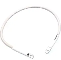 Перемичка для АКБ 16 кв.мм, 100 см, болт М8, біла