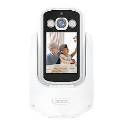 Камера відеоспостереження 200W XO CR08 двостороння для відеодзвінків |2.4G+Bluetooth| Білий 49827