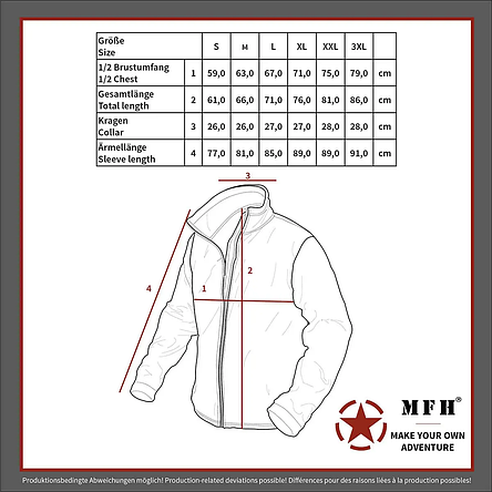 Куртка Jacket Thermal PCS Level 7 MFH, фото 3