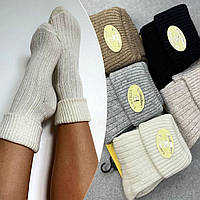 Жіночі вовняні шкарпетки з відворотом Kardesler lambswool Туреччина р. 35-40