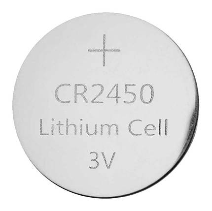 Сменная батарейка CR2450. для цифрового тахометра, электронных весов, фото 1
