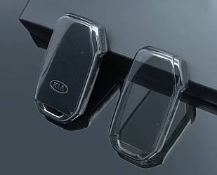 Чохол SIL01 для смарт ключів Kia Sportage / Ray / Rio / Soul / Sorento / Telluride / Cerato - Clear