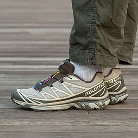 Чоловічі кросівки Salomon XT-6 Gore-Tex Beige Brown
