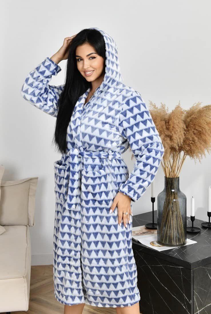 Теплый женский халат, ткань "Махра" 48, 50, 52, 54, 56, 58 размер 48 ...