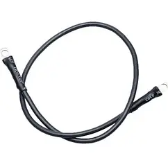 Перемичка для АКБ 25 кв.мм, 100 см, болт М8, чорна