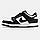 Зимові Кросівки Nike SB Dunk Low Black White Winter Fur | чорні з білими акцентами та хутром, розміри 37–45 (унісекс), фото 3