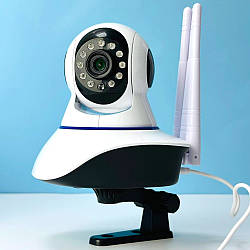 Смарт камера відеоспостереження V380 Pro кімнатна |IP 6030B, 100ss, PT2, 1mp| Білий 46641