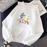 Жіноче стильне худі з принтом Багз Банні. Bugs Bunny, фото 6