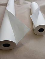 Папір обгортковий білий як калька у рулоні 38 см*70 метрів, щільність 40 г/м2