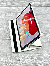 Шкіряний чохол-книжка 360 на Xiaomi Redmi Pad SE (11") / білий, фото 5