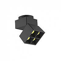 Магнітно трековий світильник 7.5W 610Lm 4000K нейтральний білий Чорний