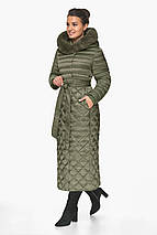 Модна жіноча куртка в кольорі хакі модель 31012 44 (XS), фото 6