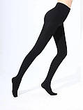 Колготи жіночі теплі бавовняні LADY CLASSIC 350 den 6XXL чорний, фото 2