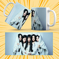 Чашка керамічна Біла K-Pop ILLIT 330 мл 004