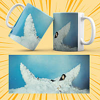 Чашка керамічна Біла K-Pop ILLIT 330 мл 005