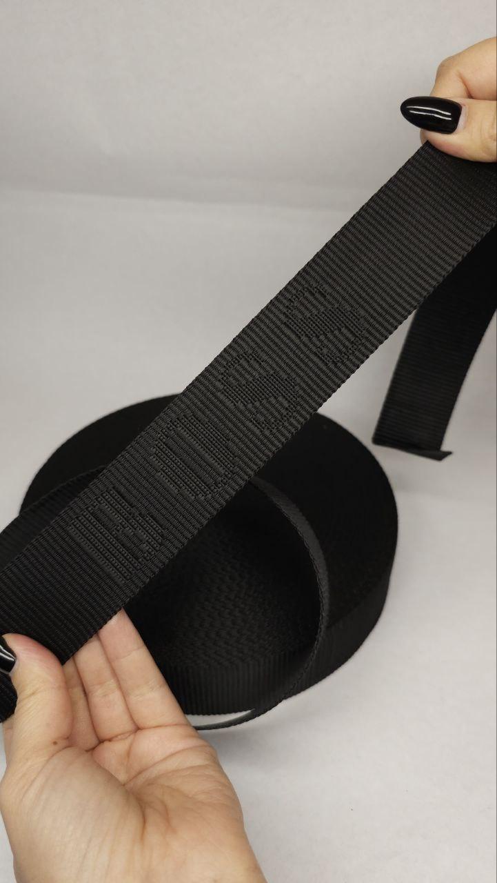 Стрічка пасова з логотипом видавлена 4 см "BOSS"