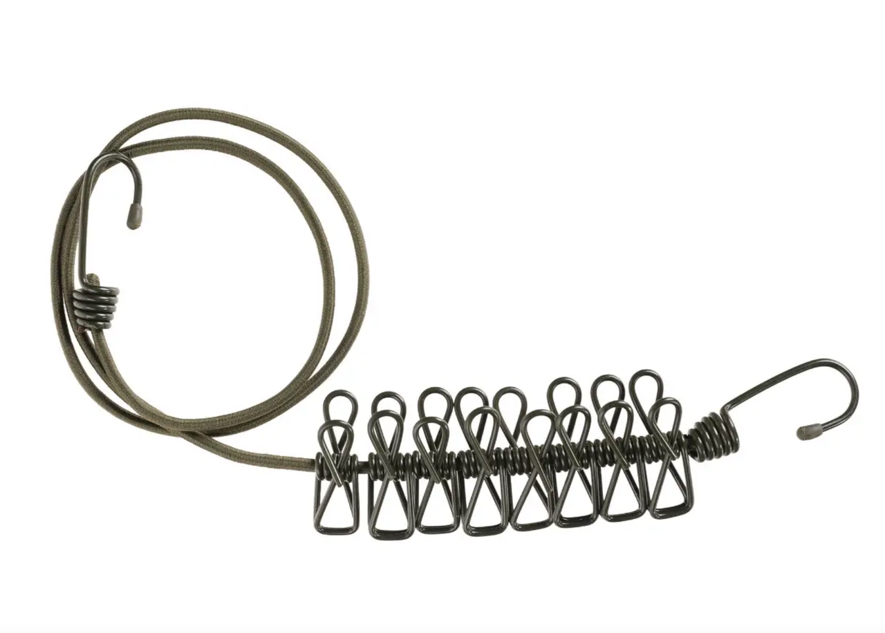 Мотузка для прання із затискачами Mil-Tec 110-250 см 16019000