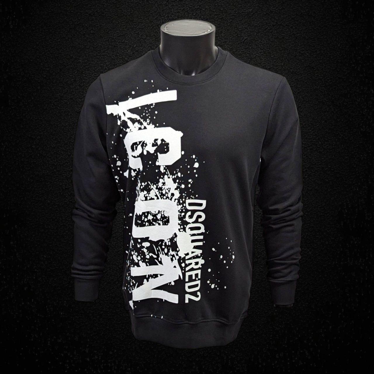 Чоловіча кофта світшот DSQUARED2 CK8447 чорна