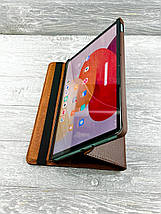 Шкіряний чохол книжка 360 на Xiaomi Redmi Pad SE (11") / коричневий, фото 5