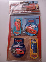 Набір магнітних закладів для книг із лінійкою в наборі 4 штуки Cars Тачки 1 Вересня 703972