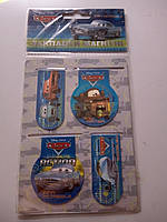 Набір магнітних закладів для книг із лінійкою в наборі 4 штуки Cars Тачки 1 Вересня 703978