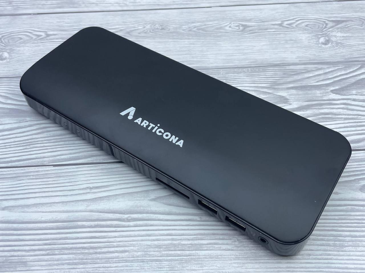 Док-станція Articona Thunderbolt 3 Docking Station без БЖ чорна бв, фото 1