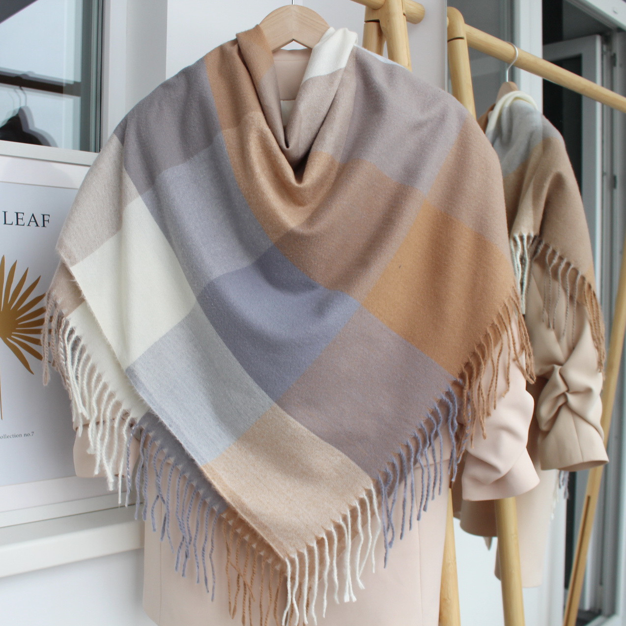 Кашемірова тепла хустка "Лана" 214014, фото 1