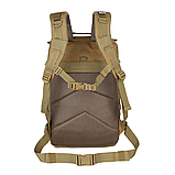 Рюкзак 45 л Oxford 900D TPU з системою Molle, Водонепроникний, Тактичний, Рюкзак Койот 45 л, фото 4