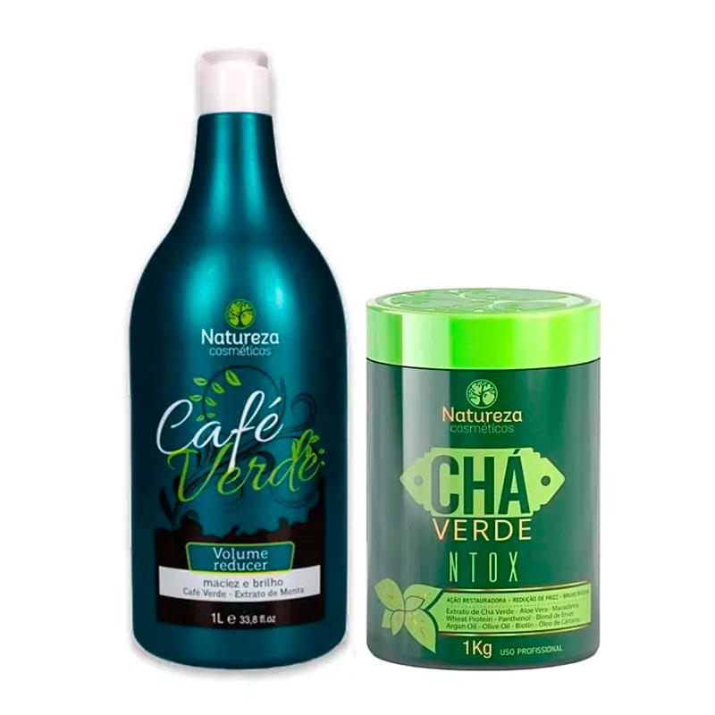 Набір бoтeксу для волосся Natureza Ntox Cha Verde, 2х1000 мл (заводські)