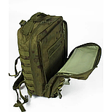 Рюкзак 45 л Oxford 900D TPU з системою Molle, Водонепроникний, Тактичний, Рюкзак Камуфляж 45 л, фото 3