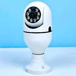 Wi-fi камера відеоспостереження у формі лампочки Yoosee H68 Білий 48390