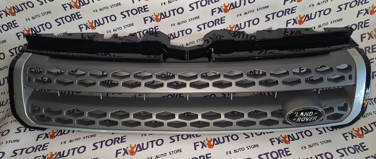 Решітка радіатора Сіра + чорний Land Rover Range Rover Evoque 2013 2014 2015 2016 2017 2018