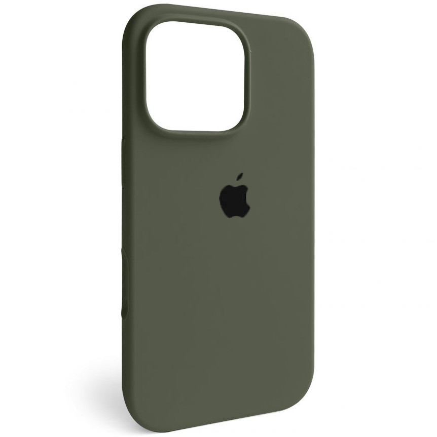 Чохол Silicone Full Cover для Apple iPhone 16 Pro Dark Olive, фото 1