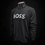 Чоловіча кофта світшот Hugo Boss CK8454 чорна, фото 3