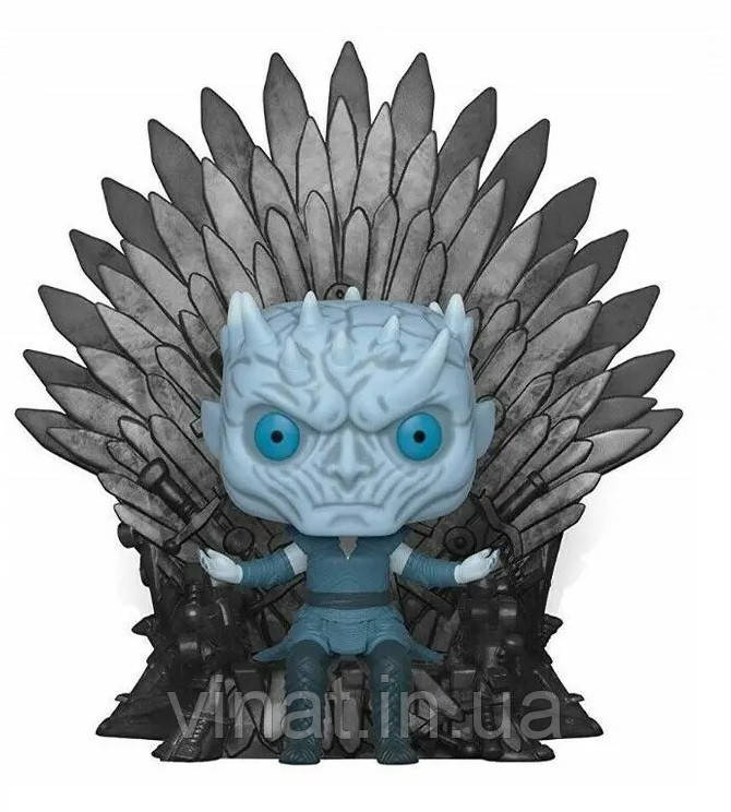 Колекційна фігурка Funko POP Game of Thrones Night King Sitting on Iron Throne Фанко Поп Король ночі на залізному троні №74