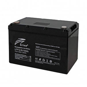 Акумулятор Ritar LiFePO4 LFP12.8V100Ah G1 (Heater), фото 1