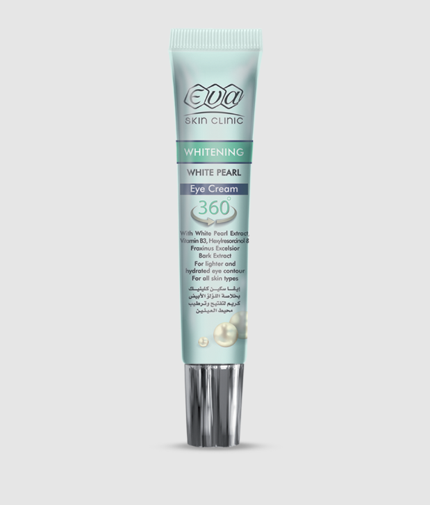 Eva Skin Clinic White Pearl Eye Cream Крем для очей Eva, що відбілює, Біла перлина Єгипет Оригінал