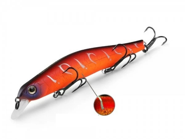 Воблер Bearking Orbit 110SP 17g, 0,8-1,2m, колір U (Red Tiger)