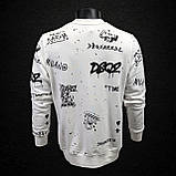 Чоловіча кофта світшот DSQUARED2 CK8356 біла, фото 4