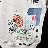 Чоловіча кофта світшот DSQUARED2 CK8356 біла, фото 5