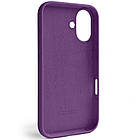 Чохол Silicone Full Cover для Apple iPhone 16 Grape, фото 2