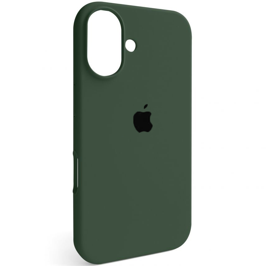 Чохол Silicone Full Cover для Apple iPhone 16 Atrovirens Green, фото 1