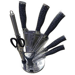 Набір кухонних ножів на підставці Stenson, 8 предметів