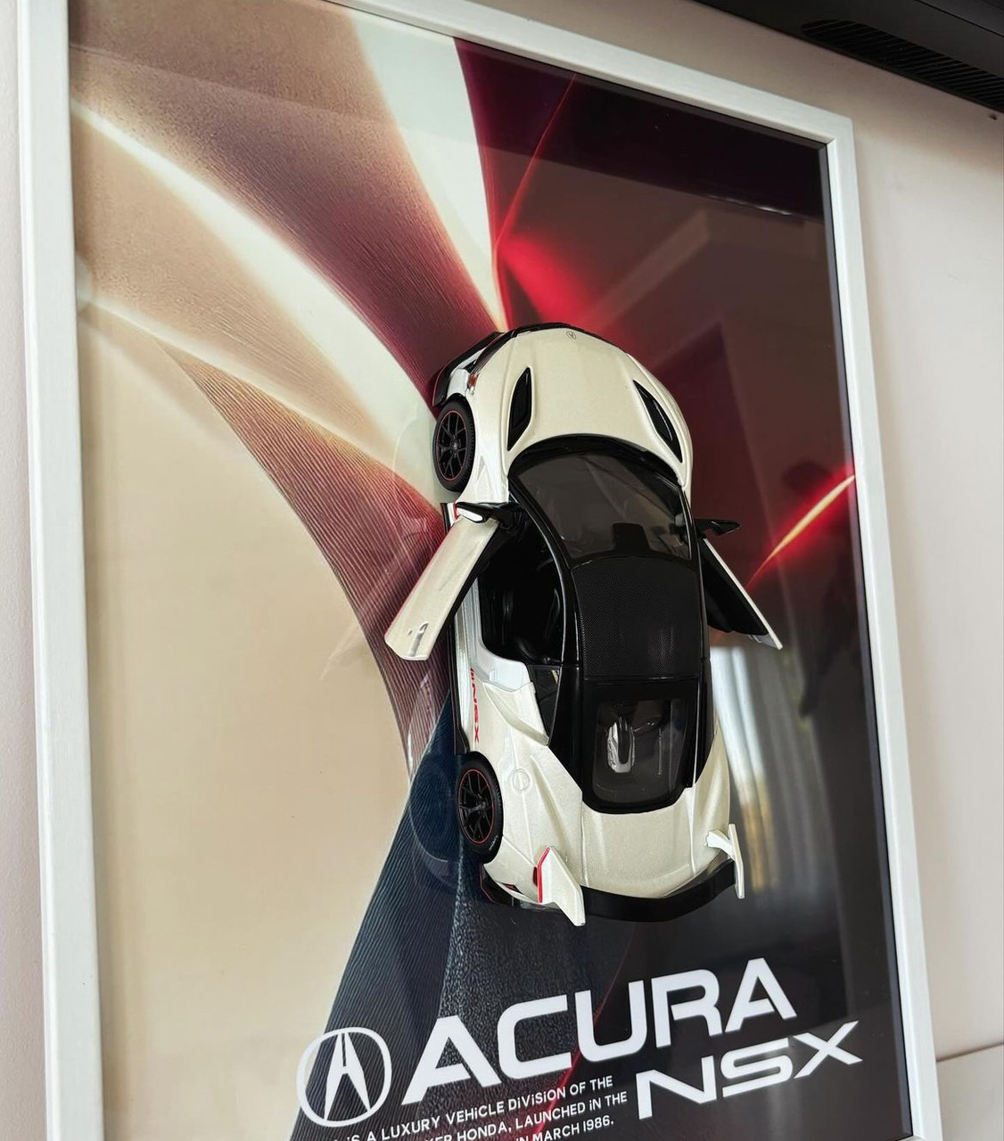 Картина авто Framed Acura NSX 30х40 см
