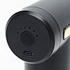 Перкусійний масажер з 4 насадками, USB, Gun Massager, Чорний / Ручний акумуляторний масажний пістолет, фото 7
