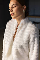 Весільна шубка «Єлєна» зі стійкою