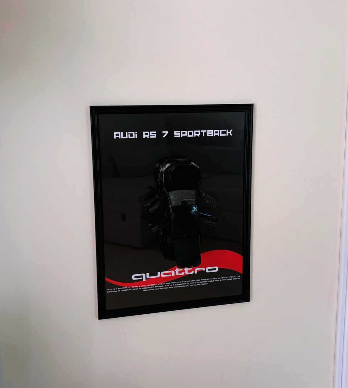 Картина авто Audi RS7 Sportback 30х40 см
