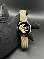 Женские смарт часы с круглым циферблатом для телефона андроид, айфона с функцией разговора можно звонить